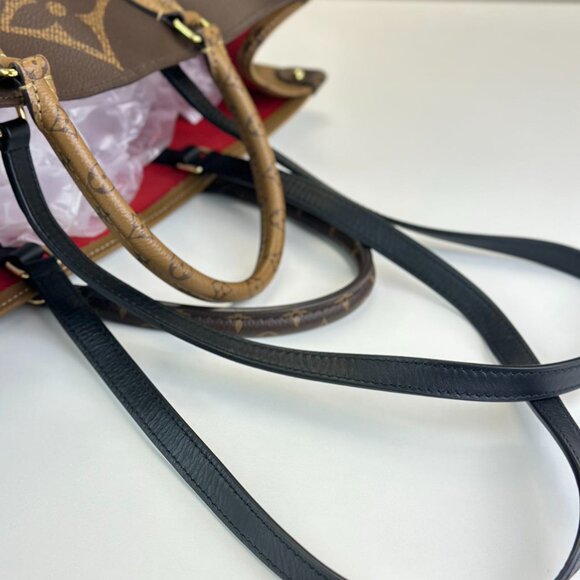 Louis Vuitton Monogram Canvas On The Go GM Shoulder Bag Tote - Picture 7 of 8